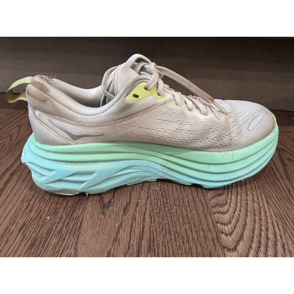 HOKA Bondi 8 Women’s Running Shoes Sz 6 Sunlit Ocean Sneaker Athleisure Walking - Picture 6 of 9